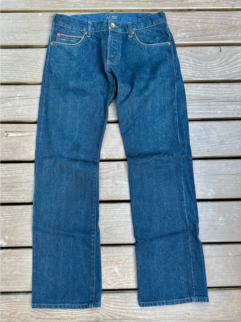 A/X Armani Exchange Men's Indigo 007 Straight Jeans